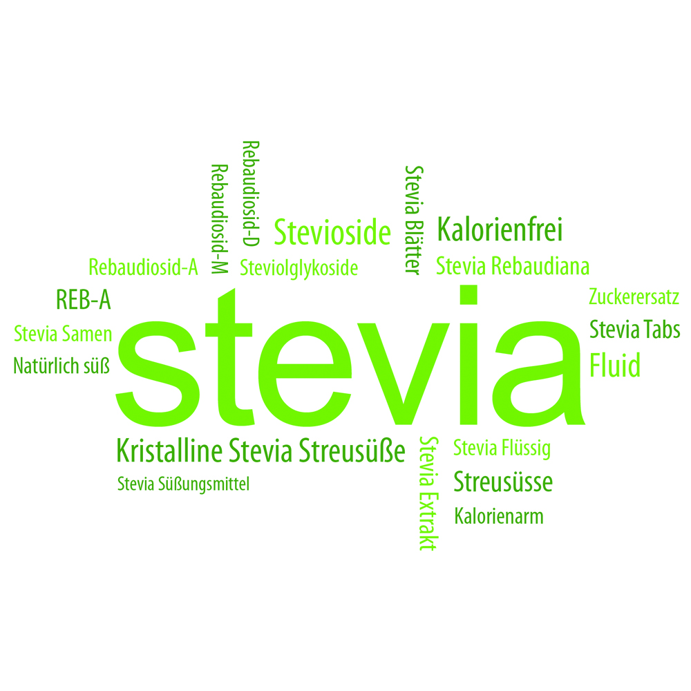 Stevia Süßstoff als Zuckerersatz.